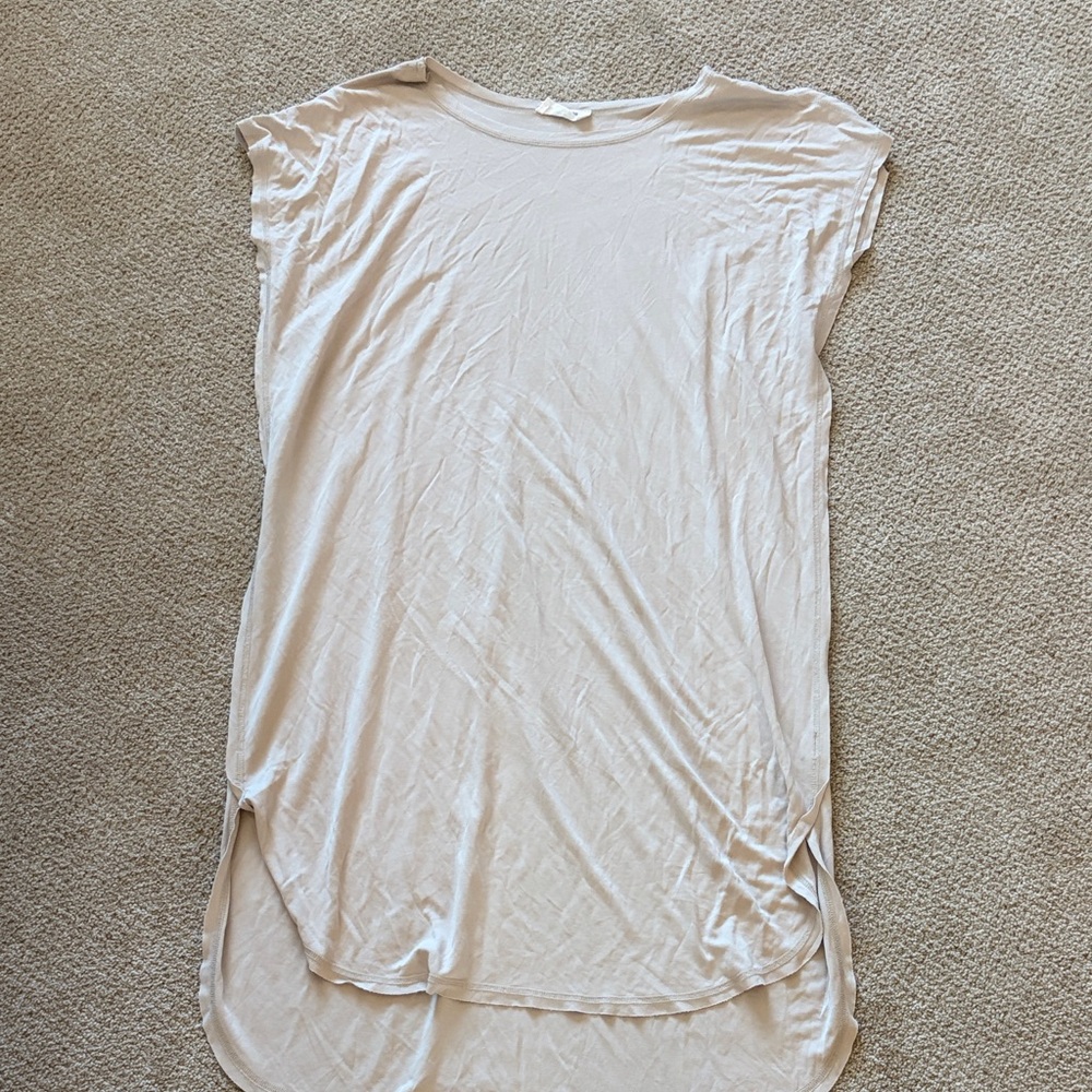 Double Zero Beige Short Sleeve dress
